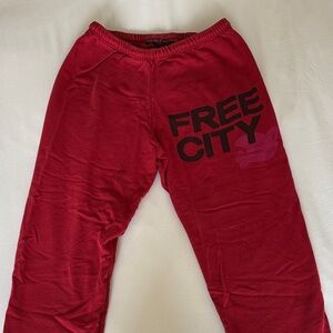 Free city logo sweatpant